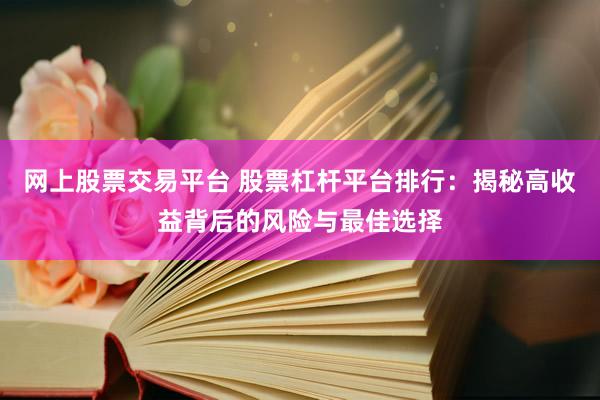 网上股票交易平台 股票杠杆平台排行：揭秘高收益背后的风险与最佳选择
