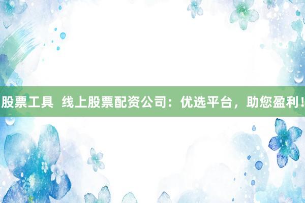 股票工具  线上股票配资公司：优选平台，助您盈利！