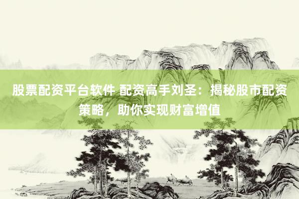 股票配资平台软件 配资高手刘圣：揭秘股市配资策略，助你实现财富增值