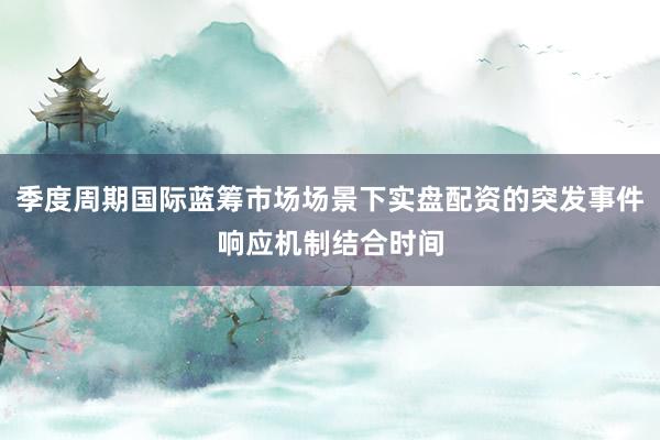 季度周期国际蓝筹市场场景下实盘配资的突发事件响应机制结合时间